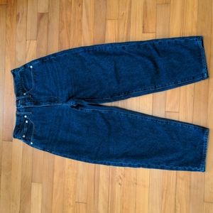 Madewell Balloon Jeans in Rinse Wash 28
